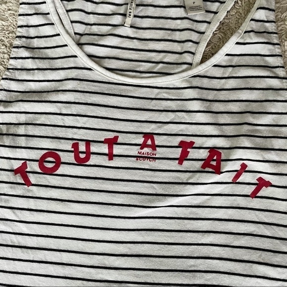 SCOTCH & SODA  GRAPHIC STRIPED TANK XS - Picture 7 of 13